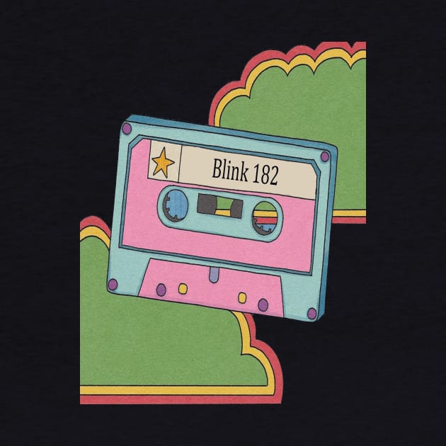 vintage cassette tape Blink 182 by Little Foxnice